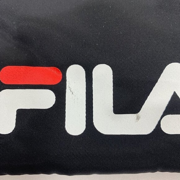 Fila Nylon Crossbody Zippered Pouch Black, White, Red 4.5"W x 7.5"H - Picture 8 of 8